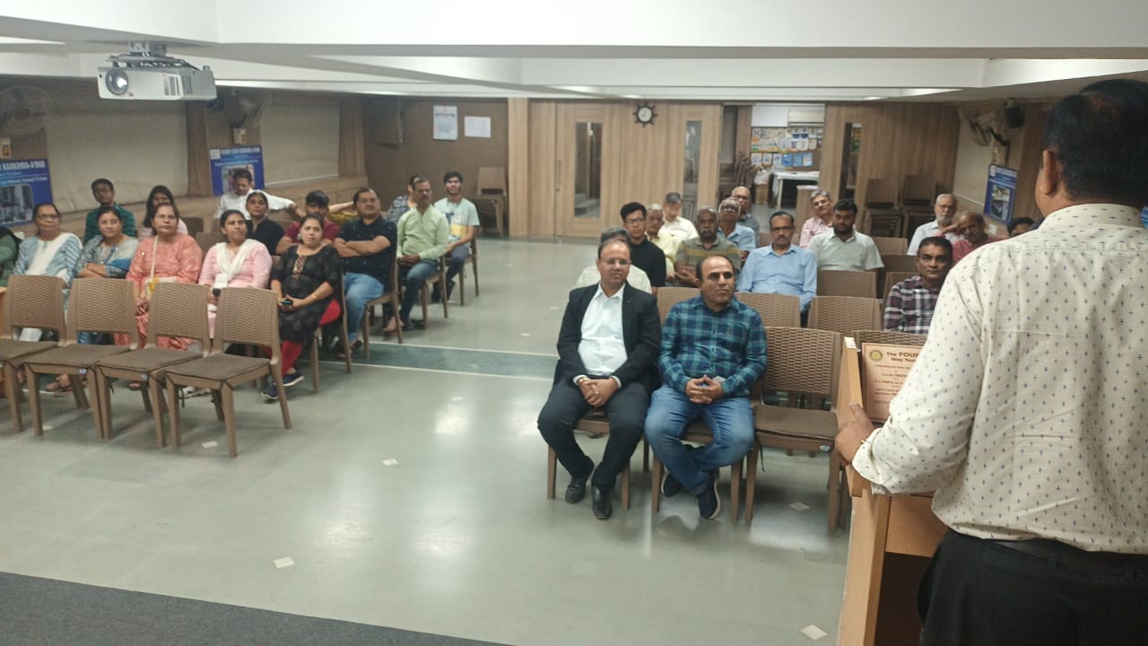 Vibrant session at Rotary Club Ahmedabad