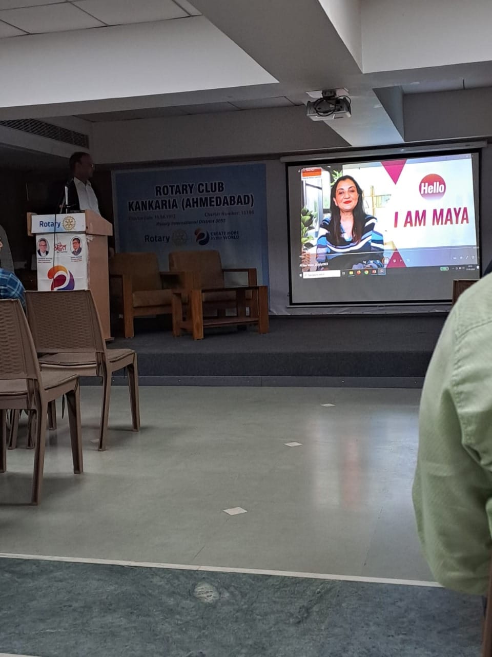 Vibrant session at Rotary Club Ahmedabad